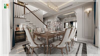 *30+ Mẫu Phòng Bếp Tân Cổ Điển Mang Đậm Dấu Ấn Cá Nhân