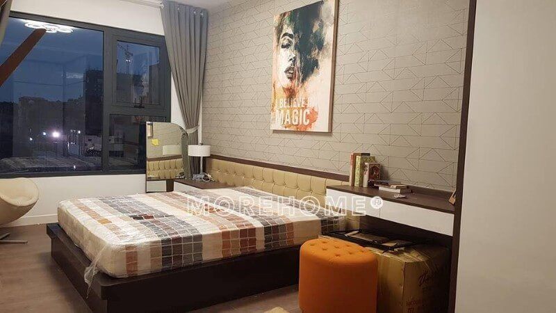 Công trình thi công nội thất phòng ngủ chung cư Imperia sky garden phong cách hiện đại tại Hà Nội