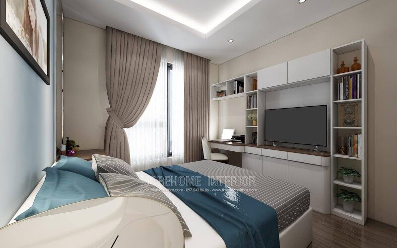 Thiết kế nội thất phòng ngủ chung cư cho bé trai